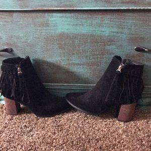 Black Boutique Booties NWOT